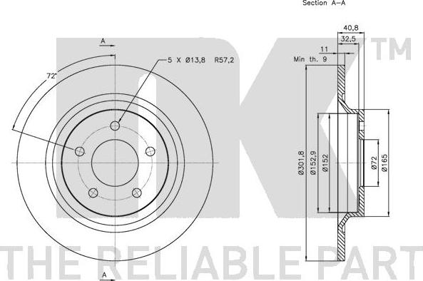 NK 313261 - Kočioni disk www.molydon.hr