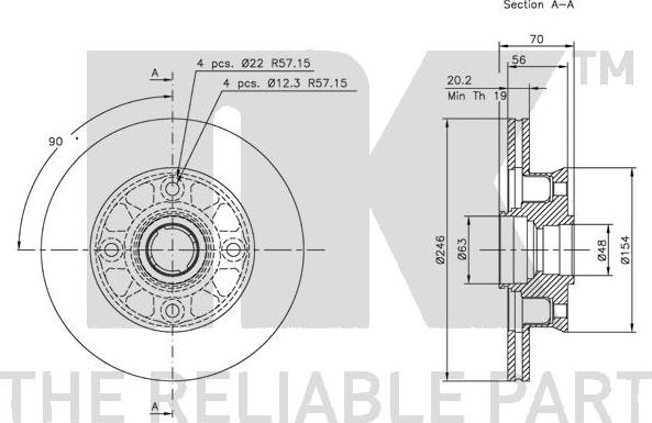 NK 203214 - Kočioni disk www.molydon.hr