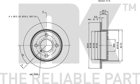 NK 203215 - Kočioni disk www.molydon.hr