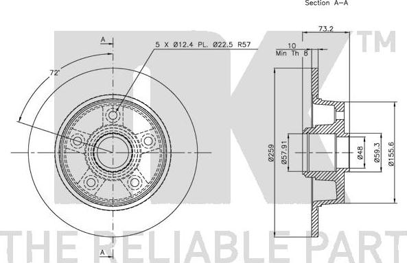 NK 203229 - Kočioni disk www.molydon.hr