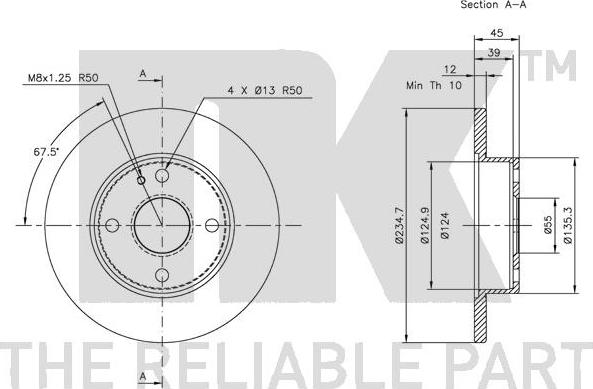 NK 203225 - Kočioni disk www.molydon.hr