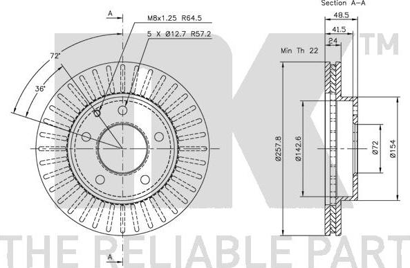 NK 203227 - Kočioni disk www.molydon.hr