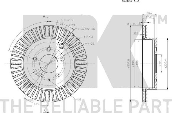 NK 203276 - Kočioni disk www.molydon.hr