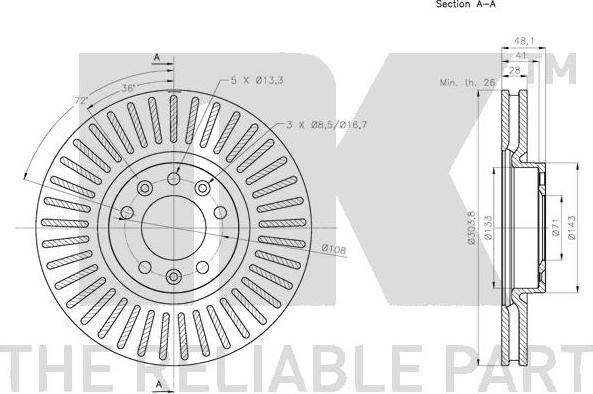 NK 313742 - Kočioni disk www.molydon.hr