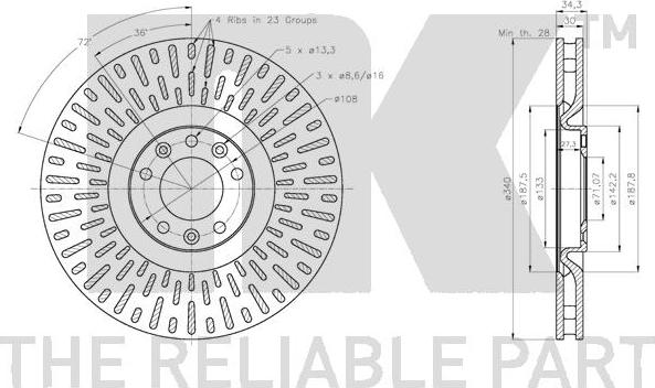 NK 203751 - Kočioni disk www.molydon.hr