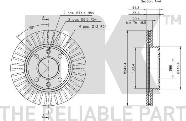 NK 203712 - Kočioni disk www.molydon.hr