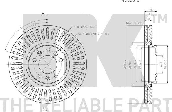 NK 203734 - Kočioni disk www.molydon.hr