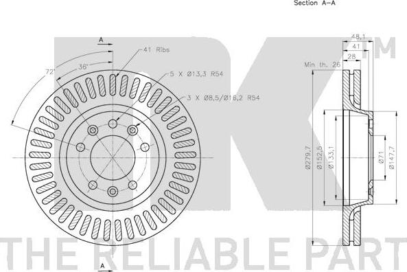 NK 313735 - Kočioni disk www.molydon.hr