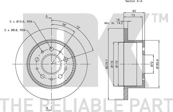 NK 313731 - Kočioni disk www.molydon.hr