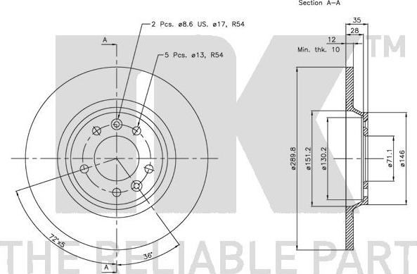 NK 313729 - Kočioni disk www.molydon.hr