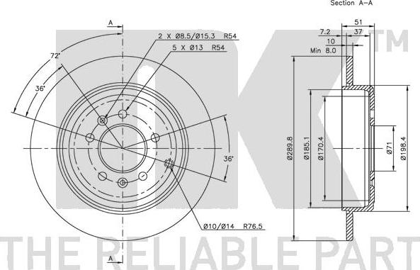 NK 203725 - Kočioni disk www.molydon.hr