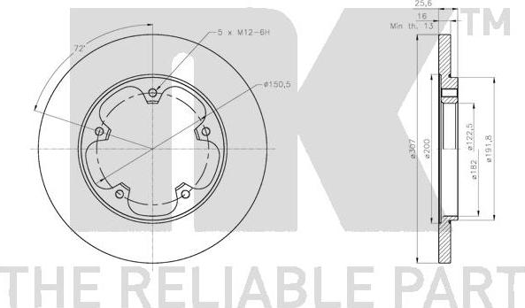 NK 312595 - Kočioni disk www.molydon.hr