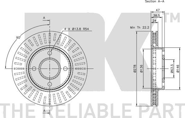 NK 202542 - Kočioni disk www.molydon.hr