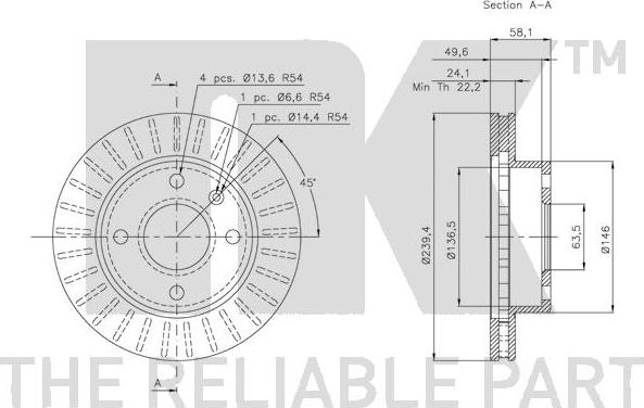 NK 202514 - Kočioni disk www.molydon.hr