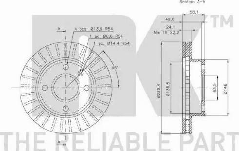 NK 312514 - Kočioni disk www.molydon.hr