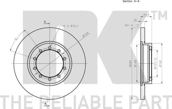 NK 202586 - Kočioni disk www.molydon.hr