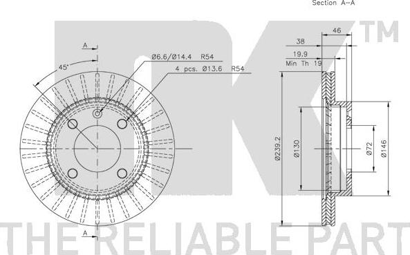 NK 202525 - Kočioni disk www.molydon.hr