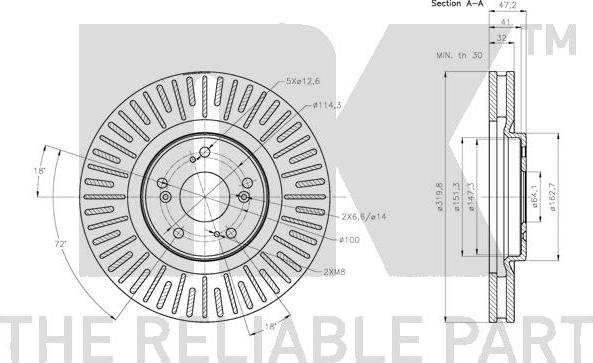 NK 312651 - Kočioni disk www.molydon.hr