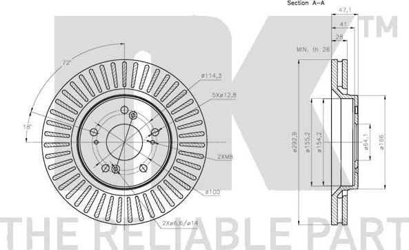 NK 312653 - Kočioni disk www.molydon.hr