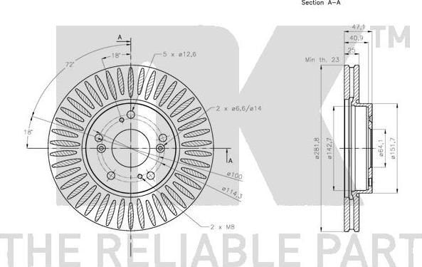 NK 312666 - Kočioni disk www.molydon.hr