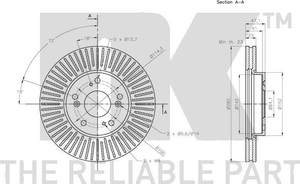 NK 202661 - Kočioni disk www.molydon.hr