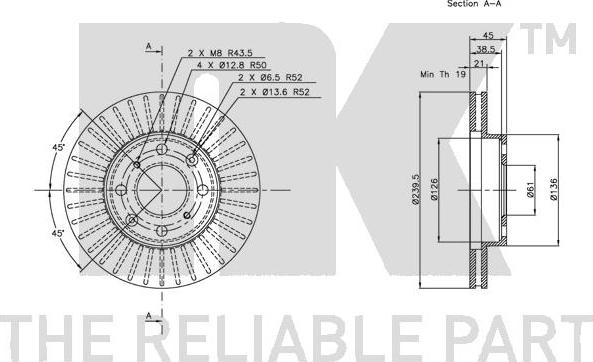 NK 202615 - Kočioni disk www.molydon.hr