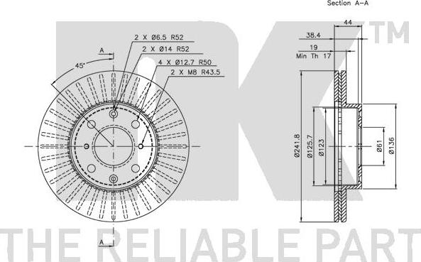 NK 202612 - Kočioni disk www.molydon.hr