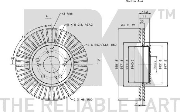 NK 202636 - Kočioni disk www.molydon.hr