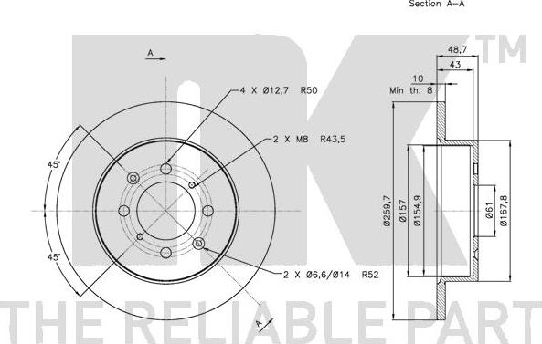 NK 312633 - Kočioni disk www.molydon.hr