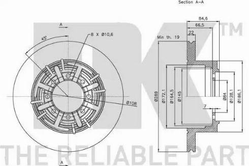 NK 312345 - Kočioni disk www.molydon.hr