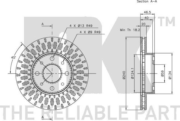 NK 312331 - Kočioni disk www.molydon.hr