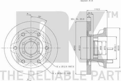 NK 312338 - Kočioni disk www.molydon.hr