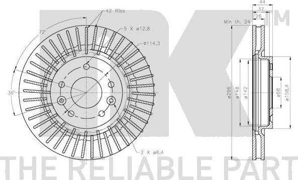 NK 202290 - Kočioni disk www.molydon.hr