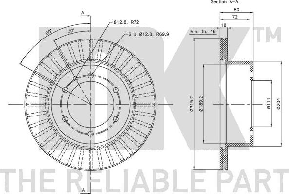 NK 202255 - Kočioni disk www.molydon.hr