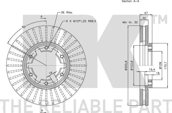 NK 202265 - Kočioni disk www.molydon.hr