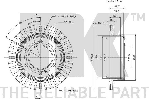 NK 202266 - Kočioni disk www.molydon.hr