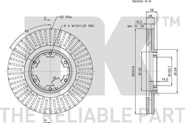 NK 202262 - Kočioni disk www.molydon.hr