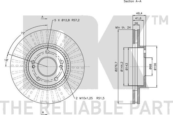 NK 202267 - Kočioni disk www.molydon.hr