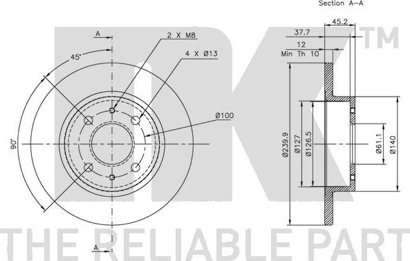 NK 202216 - Kočioni disk www.molydon.hr