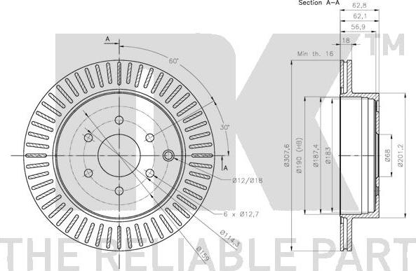 NK 202281 - Kočioni disk www.molydon.hr