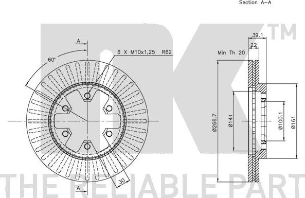 NK 202234 - Kočioni disk www.molydon.hr