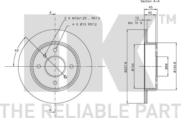 NK 202229 - Kočioni disk www.molydon.hr