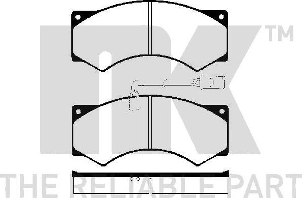 NK 224 016 - Komplet Pločica, disk-kočnica www.molydon.hr