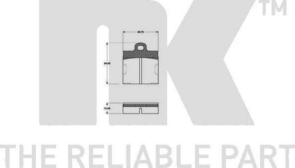 NK 224701 - Komplet Pločica, disk-kočnica www.molydon.hr