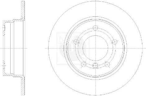 NPS B331W02 - Kočioni disk www.molydon.hr