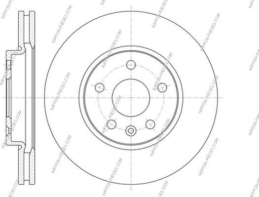 NPS D330O12 - Kočioni disk www.molydon.hr