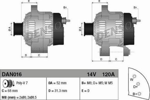 NPS DAN016 - Alternator www.molydon.hr