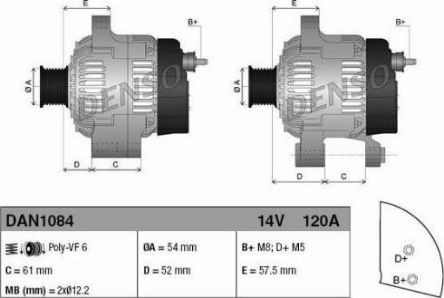 NPS DAN1084 - Alternator www.molydon.hr