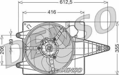 NPS DER01004 - Ventilator, hladjenje motora www.molydon.hr