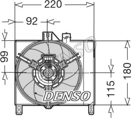 NPS DER16003 - Ventilator, hladjenje motora www.molydon.hr